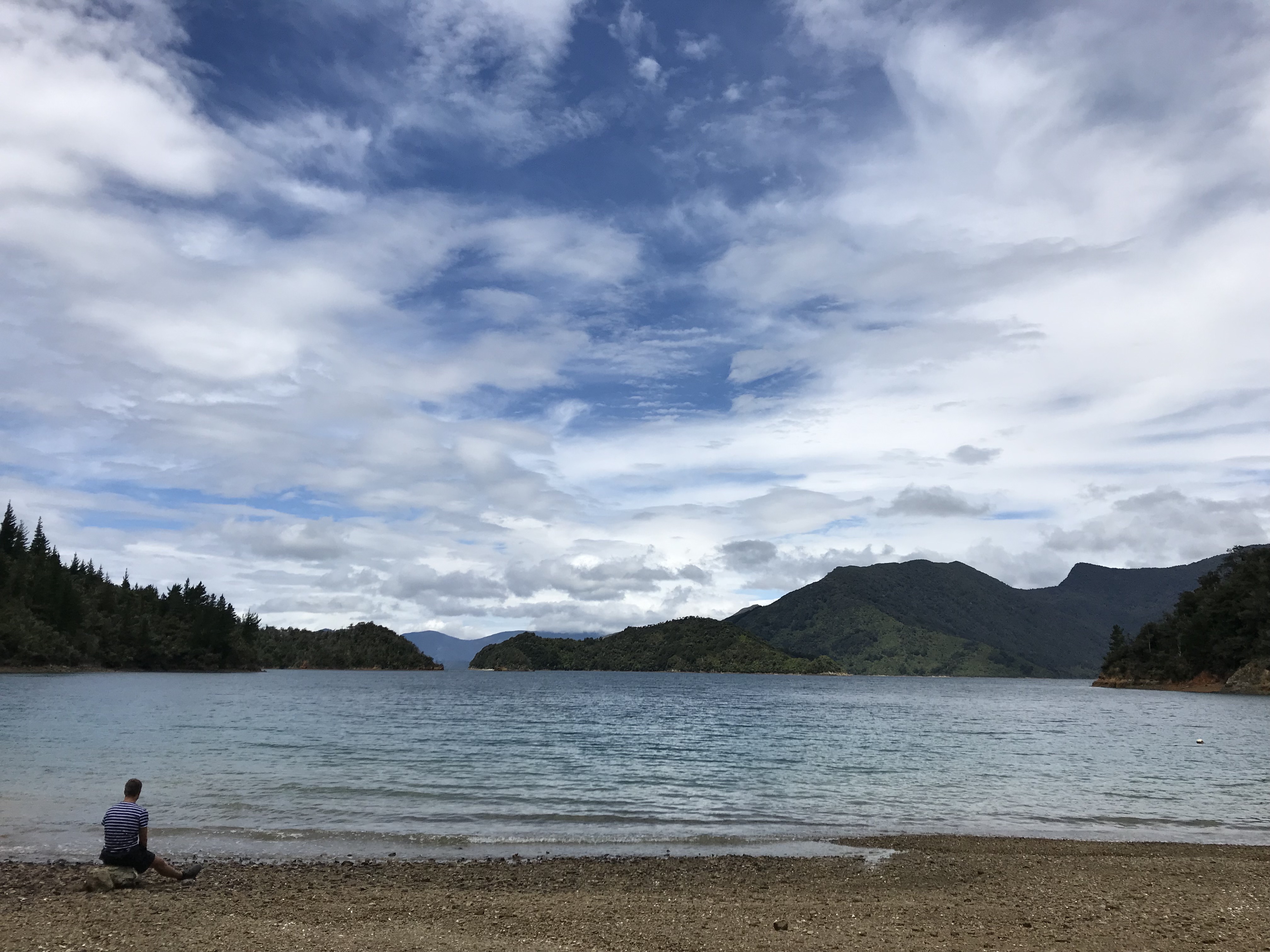 superyacht in marlborough sounds